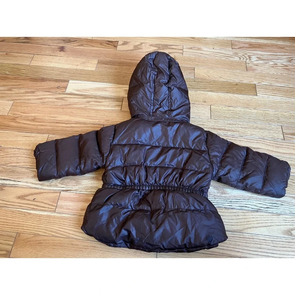 Baby Gap 12-18 months Down Fill Puffer Jacket 12-18‎ Brown Cozy Warm Cute